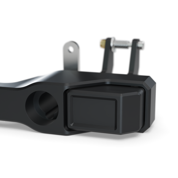 Land Rover Defender exterior door handles, push button close-up (rendering)