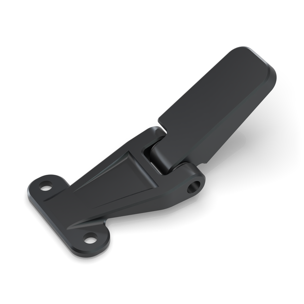 Land Rover Defender door hinges, rear door full door kit, the upper hinge opened (rendering)