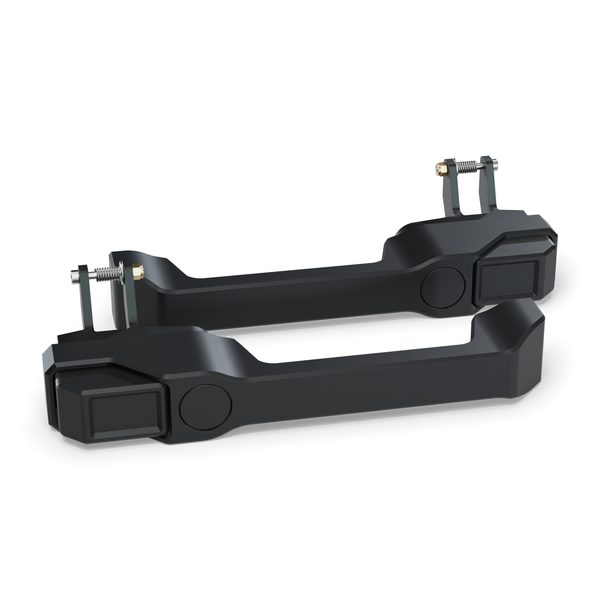 Land Rover Defender exterior door handles, middle row doors, satin black blanking plugs (rendering)