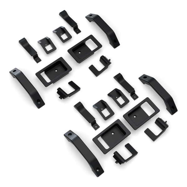 Land Rover Defender Interior Jewelry Kit - D110 - Black (rendering)