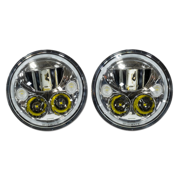 Blackbridge x Vision X - 7" Halo Headlights - Blackbridge Motors