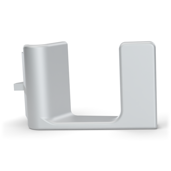 Land Rover Defender Door Latch Handle - LH - Satin Silver (rendering)