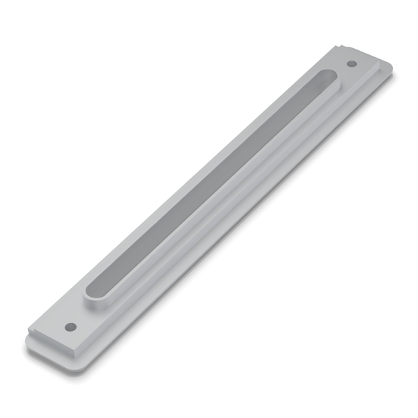 Land Rover Defender Demister Vent - 10.5" - Satin Silver, detail (rendering)