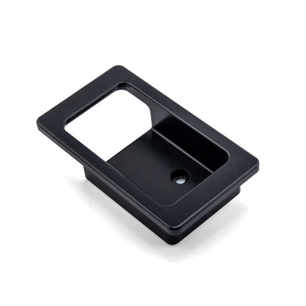 Interior Door Latch Escutcheon - LH - Black - Blackbridge Motors