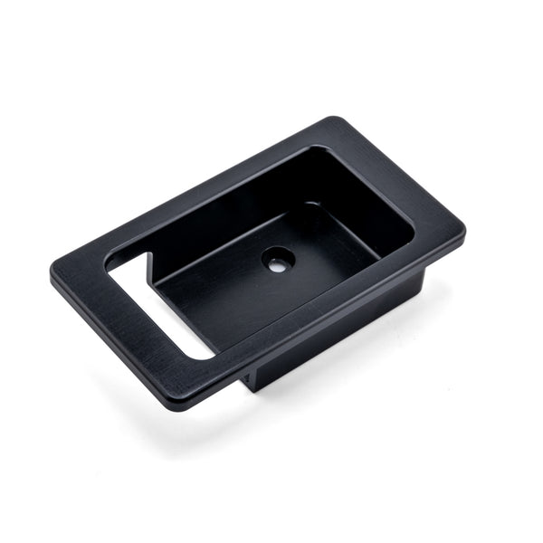 Interior Door Latch Escutcheon - LH - Black - Blackbridge Motors