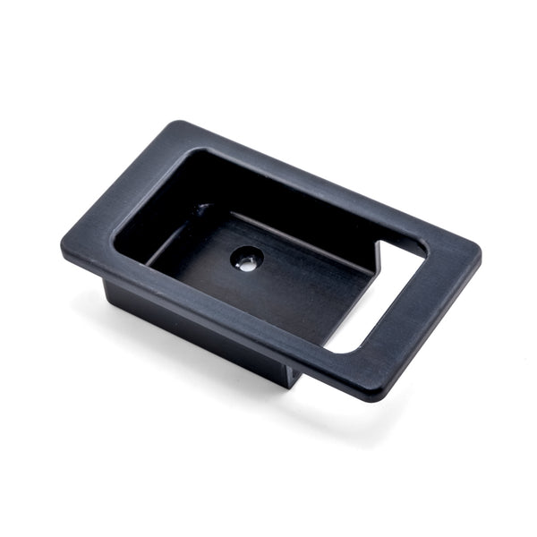 Interior Door Latch Escutcheon - RH - Black - Blackbridge Motors