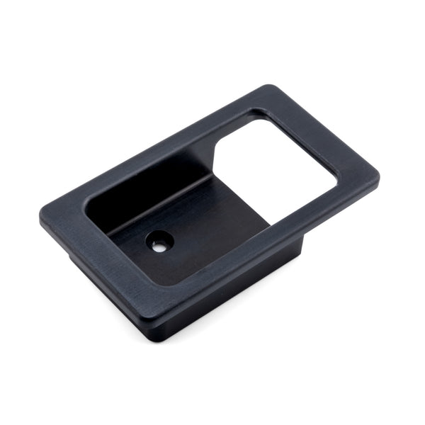 Interior Door Latch Escutcheon - RH - Black - Blackbridge Motors