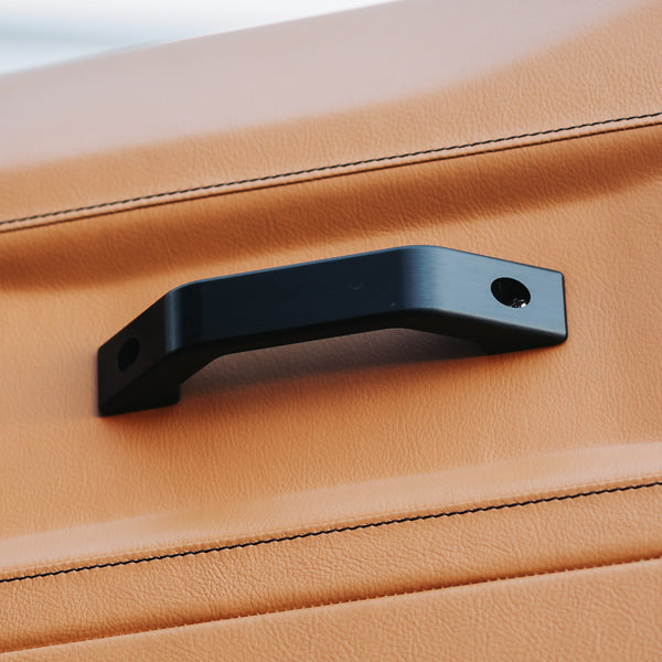 Land Rover Defender Door Pull Handles - Set of 4 - Black, fitted on a Land Rover Defender