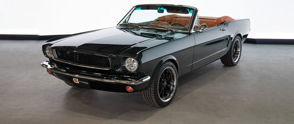 Judge, a 1965 Ford Mustang convertible restored by Blackbridge Motors