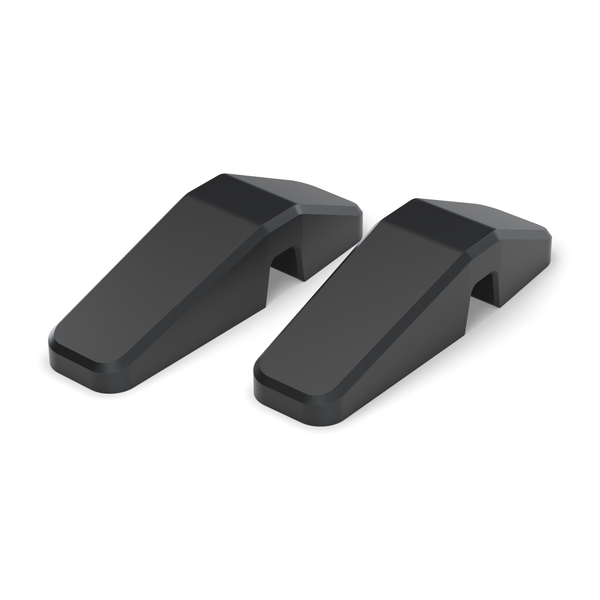 Land Rover Defender bulkhead windscreen hinge kit, the left and right hinges (rendering)