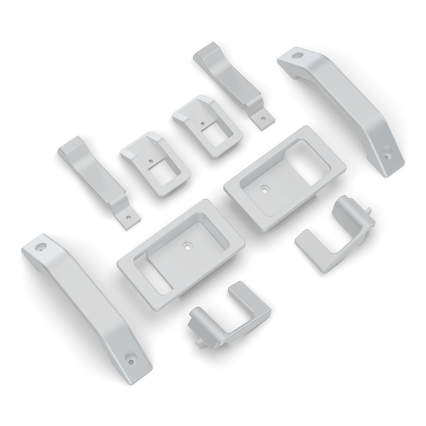 Land Rover Defender Interior Jewelry Kit - D90 - Silver (rendering)