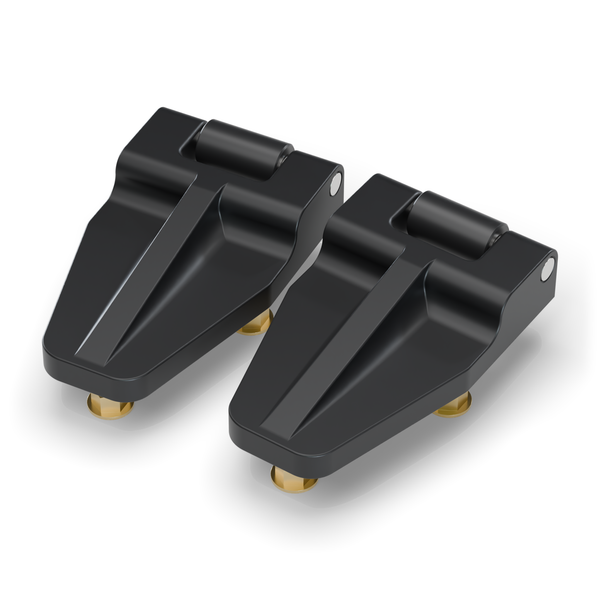 Land Rover Defender bonnet hinge kit, both hinges (rendering)