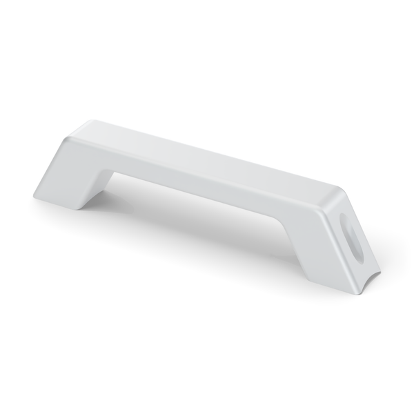 Land Rover Defender A-Pillar Grab Handle - Satin Silver (rendering)