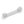 Land Rover Defender A-Pillar Grab Handle - Satin Silver, the back: grip grooves and a screw hole in each foot (rendering)