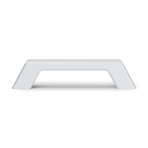 Land Rover Defender A-Pillar Grab Handle - Satin Silver, side profile (rendering)