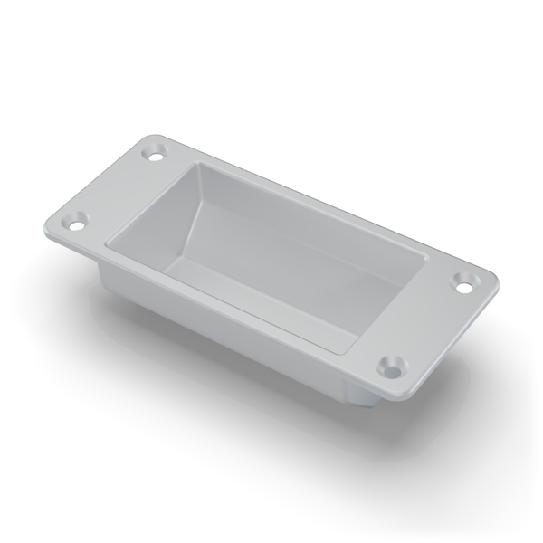 Land Rover Defender Coin Tray - Satin Silver (rendering)