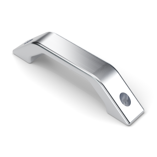 Land Rover Defender Door Pull Handle - Bare Aluminum (rendering)