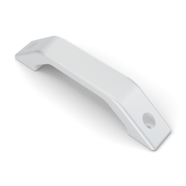 Land Rover Defender Door Pull Handle - Satin Silver (rendering)