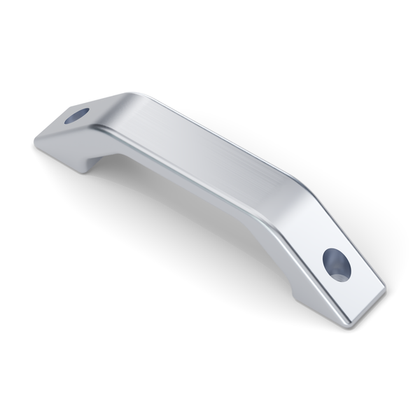 Land Rover Defender Door Pull Handle - Bright Silver (rendering)