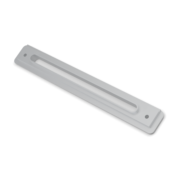 Land Rover Defender Demister Vent - 10.5" - Satin Silver (rendering)
