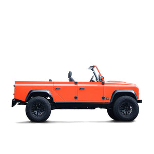 Blackbridge Beach Cruiser, orange, side view