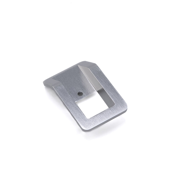 Door Lock Escutcheon - Bright Silver