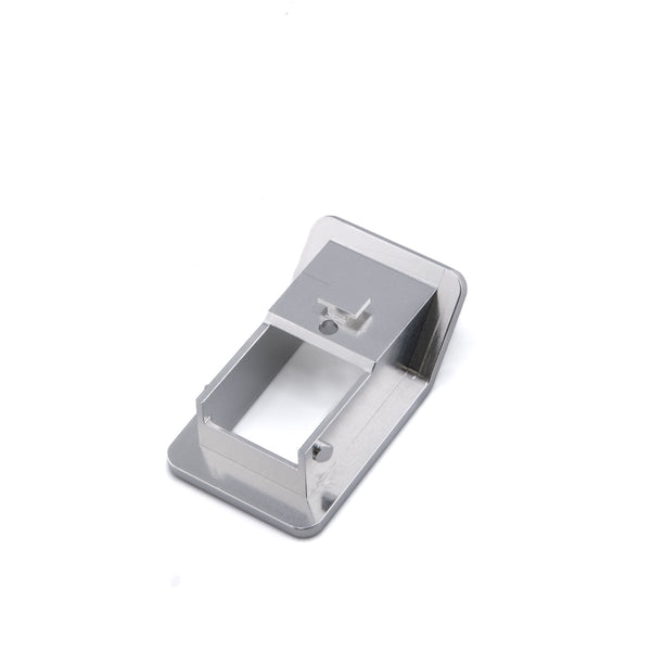 Door Lock Escutcheon - Bright Silver