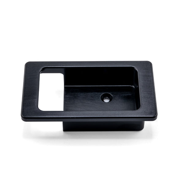 Land Rover Defender Interior Door Latch Escutcheon Pair (LH and RH) - Black