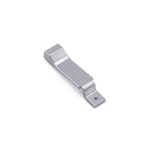Land Rover Defender 90 Door Lock Set - Bright Silver (2 Lock Buttons, 2 Lock Escutcheons)