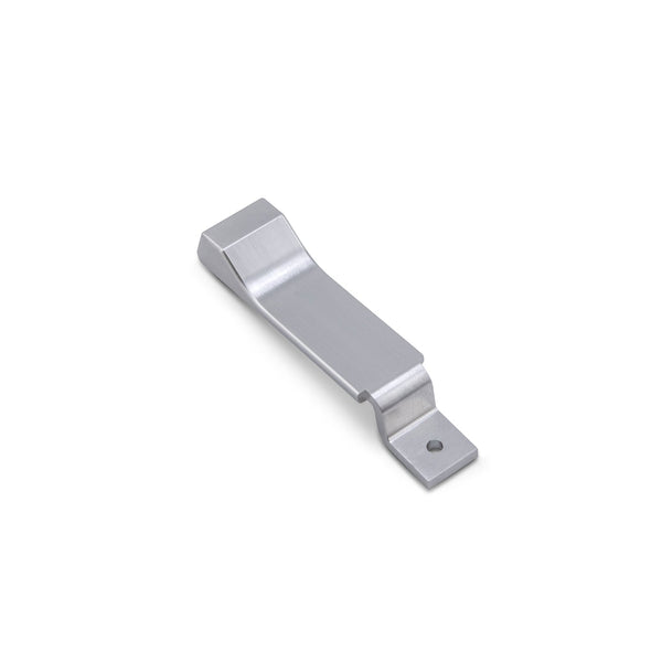 Land Rover Defender 90 Door Lock Set - Bright Silver (2 Lock Buttons, 2 Lock Escutcheons)