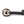 Ford Mustang 1965-67 Window Crank Handles - Black spline adapter detail