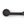 Ford Mustang 1965-67 Window Crank Handles - Black top view