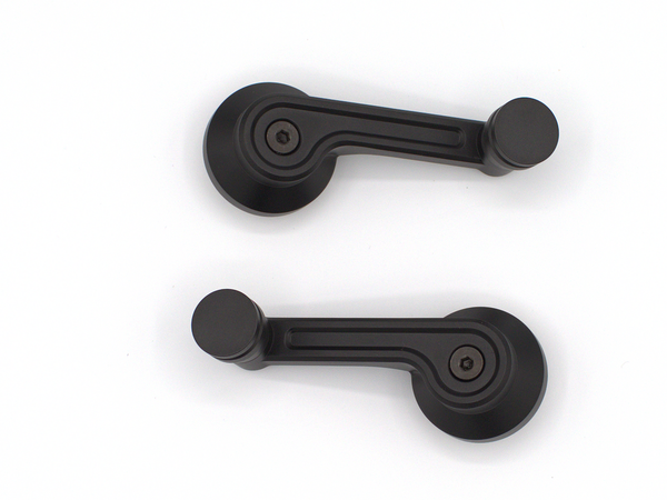 Ford Mustang 1965-67 Quarter Window Crank Handles - Black pair