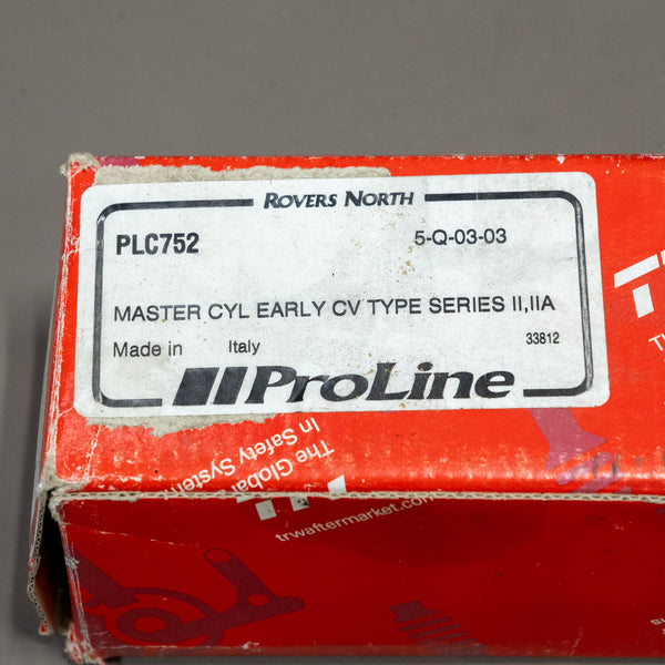 Master Cylinder Early CV