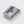Land Rover Defender Door Lock Escutcheon - Bright Silver, turning (rendering)