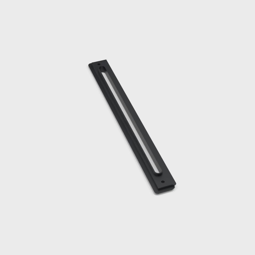 Land Rover Defender Demister Vent - 14.5" - Black, turning (rendering)
