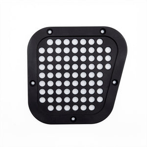 Black air intake grille for the Land Rover Defender
